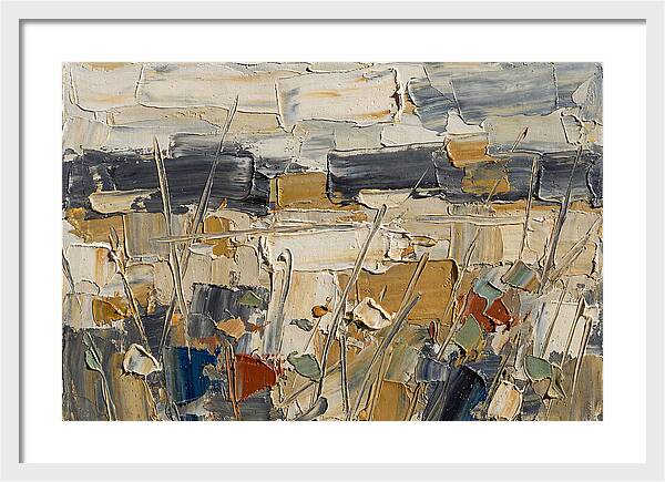 Wildflower Landscape In Palette Knife