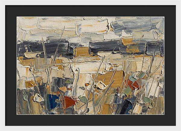 Wildflower Landscape In Palette Knife