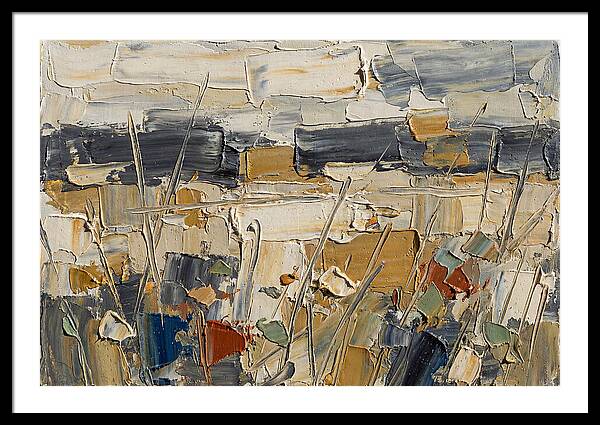Wildflower Landscape In Palette Knife