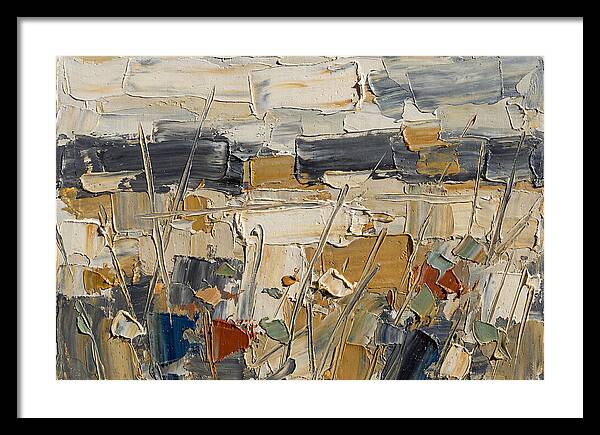 Wildflower Landscape In Palette Knife
