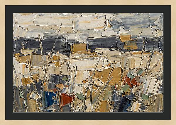 Wildflower Landscape In Palette Knife