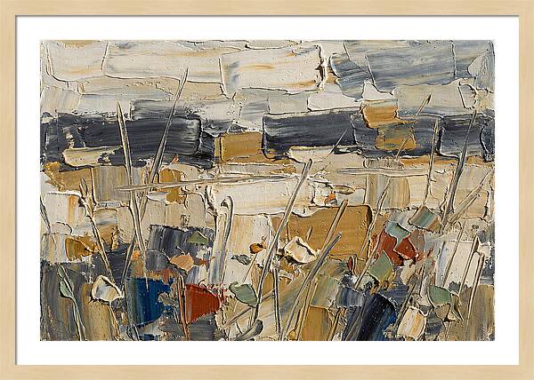 Wildflower Landscape In Palette Knife