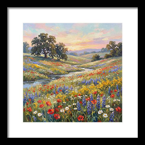Wildflower Serenity At Dusk