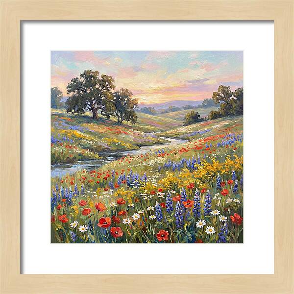 Wildflower Serenity At Dusk