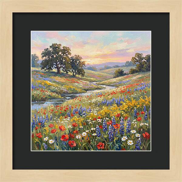 Wildflower Serenity At Dusk