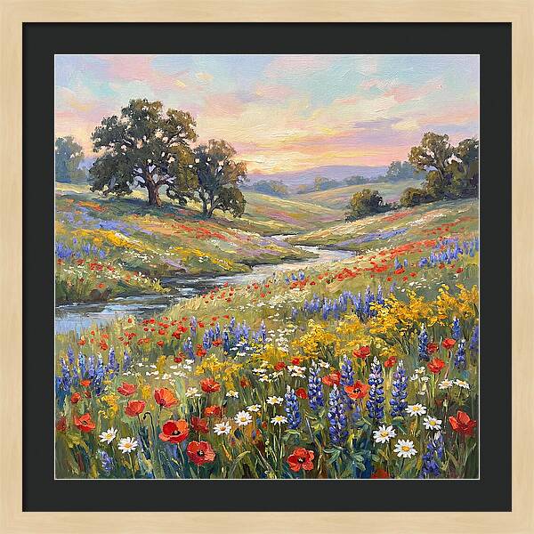 Wildflower Serenity At Dusk
