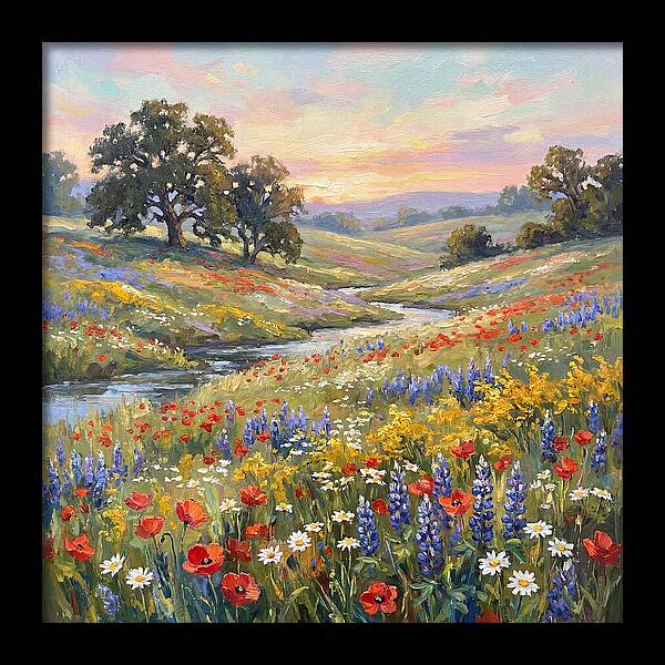 Wildflower Serenity At Dusk