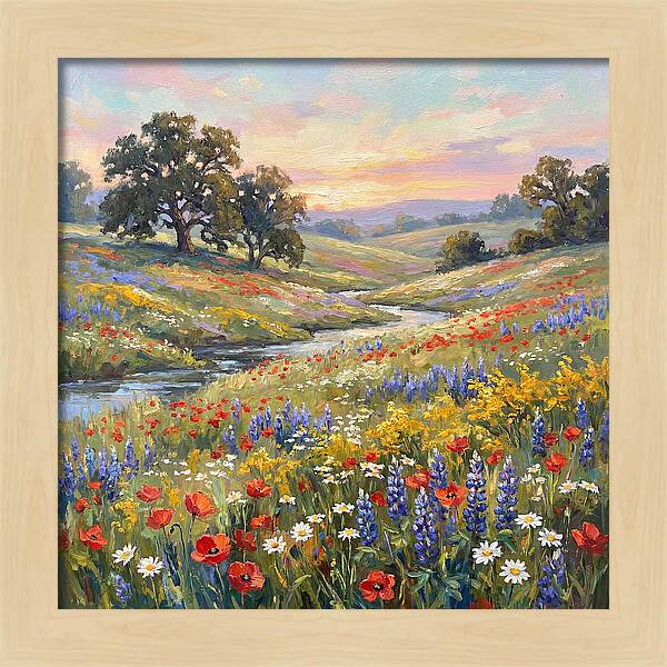 Wildflower Serenity At Dusk