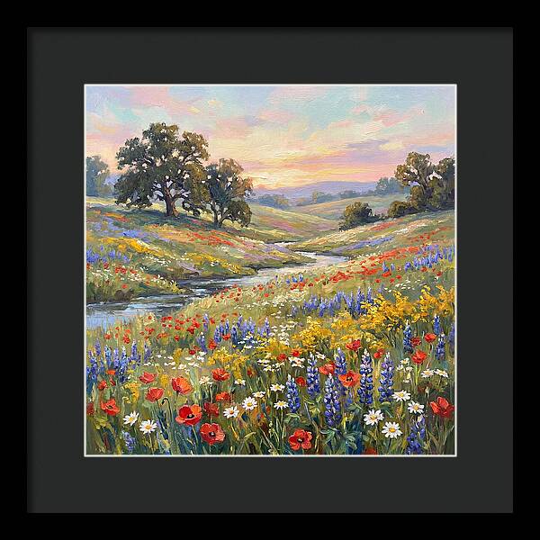 Wildflower Serenity At Dusk
