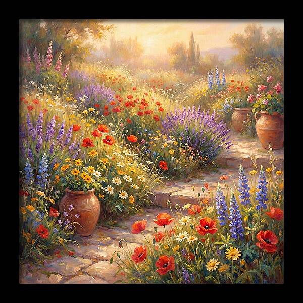 Wildflower Serenity In The Mediterranean
