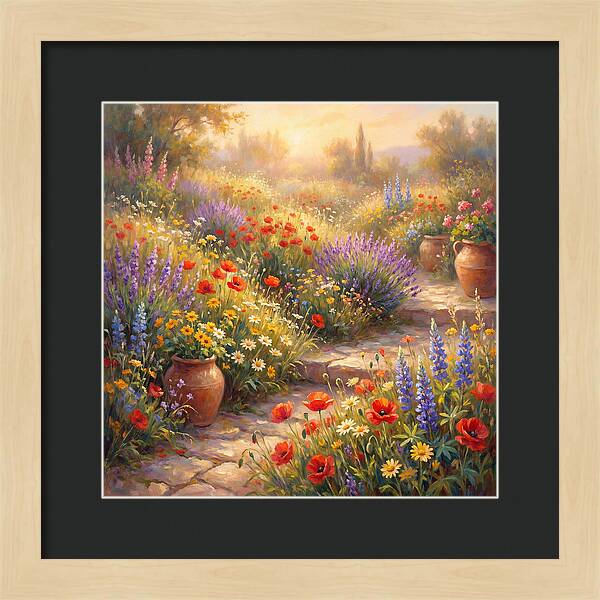 Wildflower Serenity In The Mediterranean