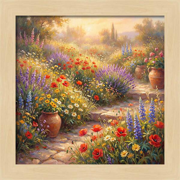 Wildflower Serenity In The Mediterranean