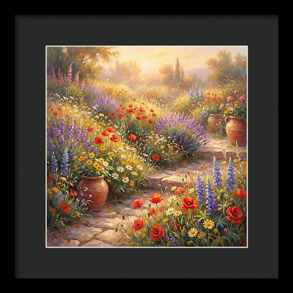 Wildflower Serenity In The Mediterranean
