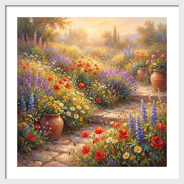 Wildflower Serenity In The Mediterranean