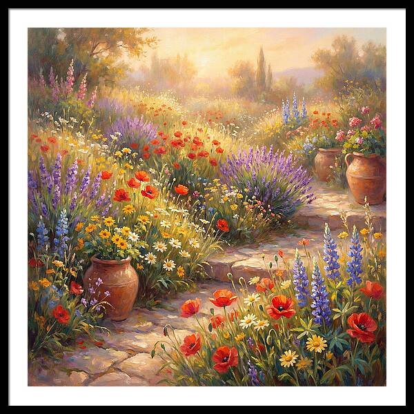 Wildflower Serenity In The Mediterranean
