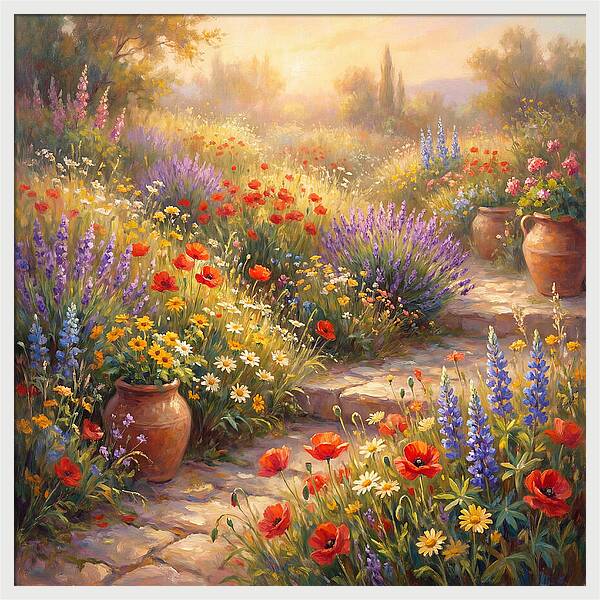 Wildflower Serenity In The Mediterranean