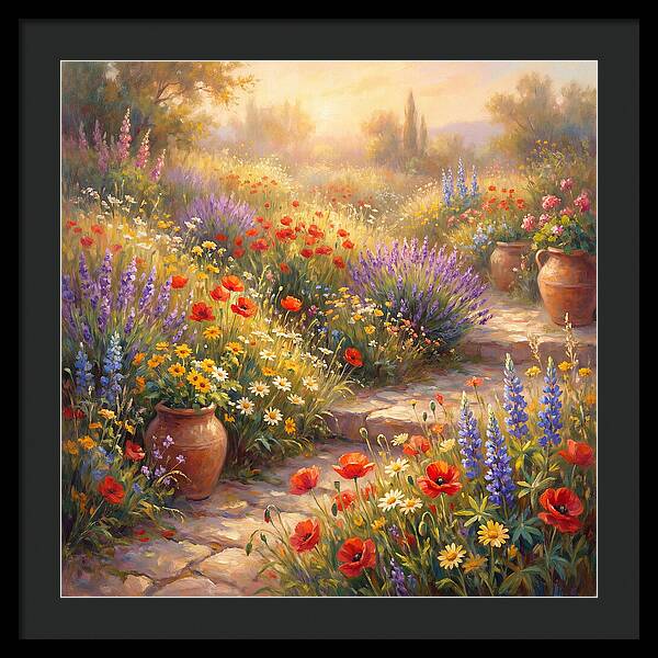Wildflower Serenity In The Mediterranean
