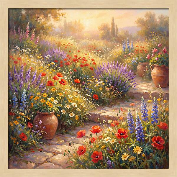 Wildflower Serenity In The Mediterranean