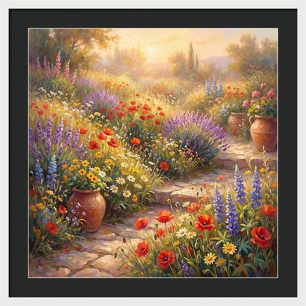 Wildflower Serenity In The Mediterranean