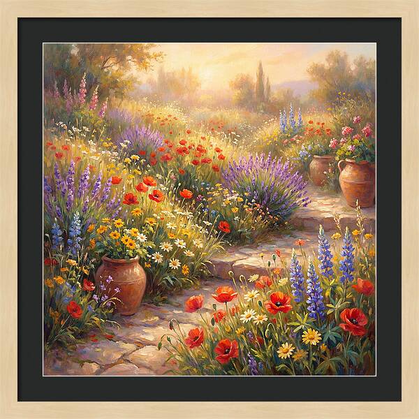 Wildflower Serenity In The Mediterranean