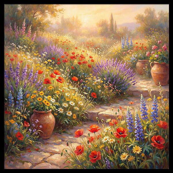 Wildflower Serenity In The Mediterranean