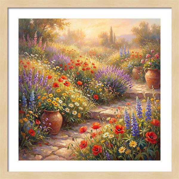 Wildflower Serenity In The Mediterranean