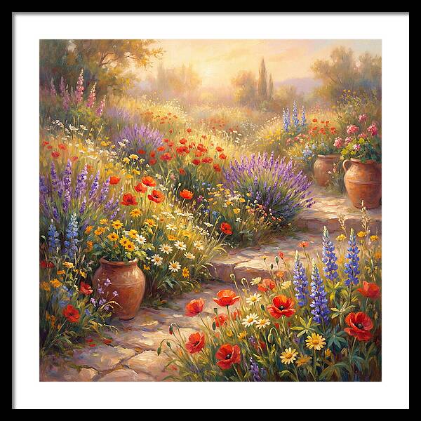 Wildflower Serenity In The Mediterranean