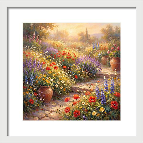 Wildflower Serenity In The Mediterranean