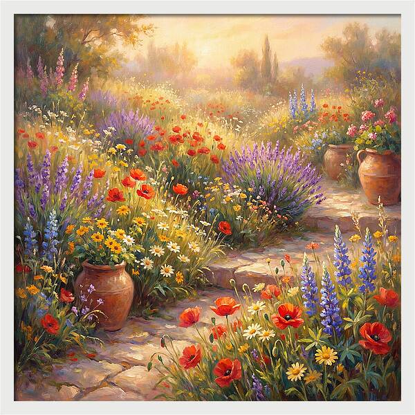 Wildflower Serenity In The Mediterranean