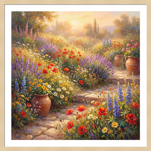 Wildflower Serenity In The Mediterranean