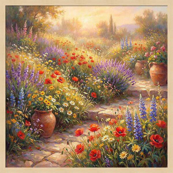 Wildflower Serenity In The Mediterranean