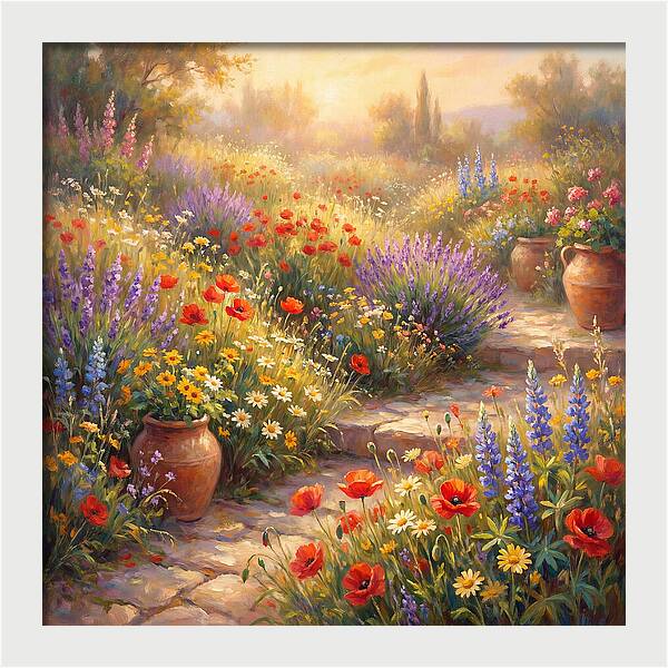 Wildflower Serenity In The Mediterranean