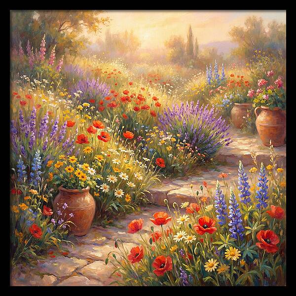 Wildflower Serenity In The Mediterranean