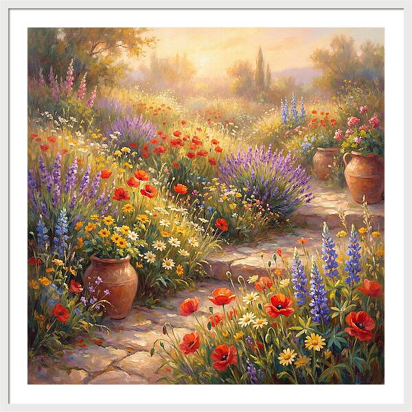 Wildflower Serenity In The Mediterranean