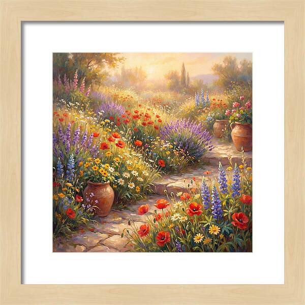 Wildflower Serenity In The Mediterranean