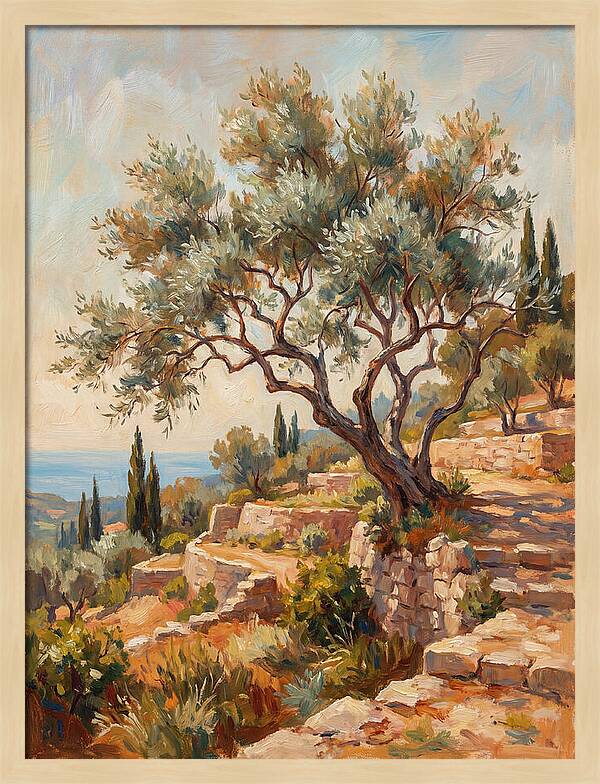Willow Tree In The Mediterranean