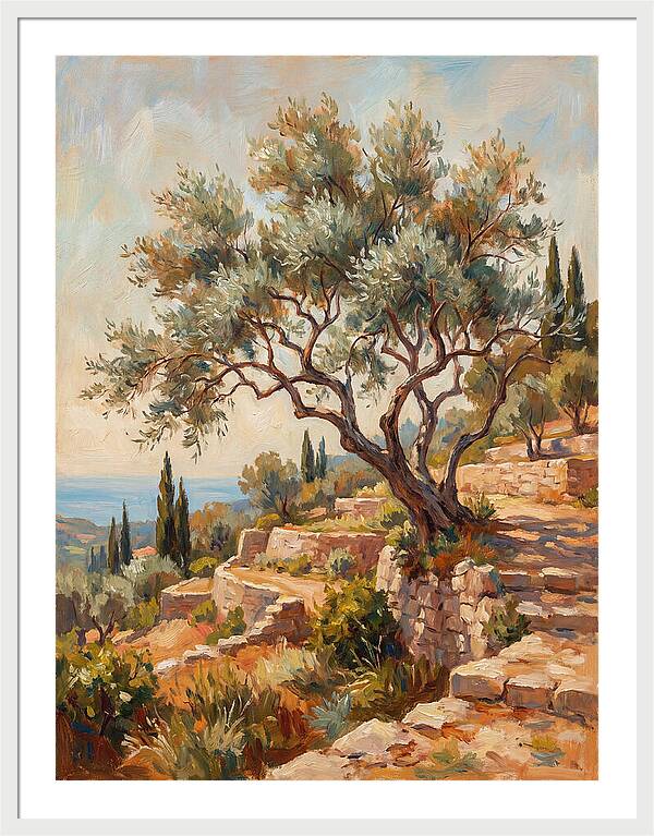 Willow Tree In The Mediterranean