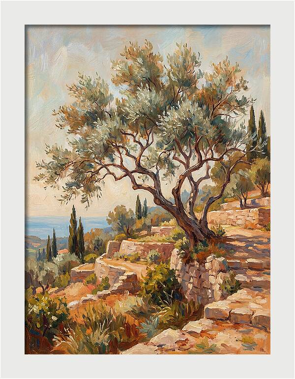 Willow Tree In The Mediterranean