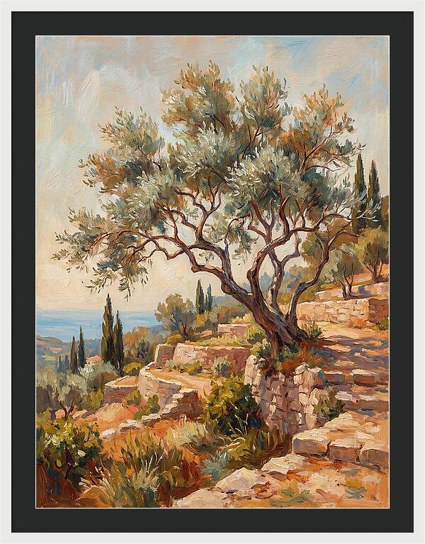 Willow Tree In The Mediterranean