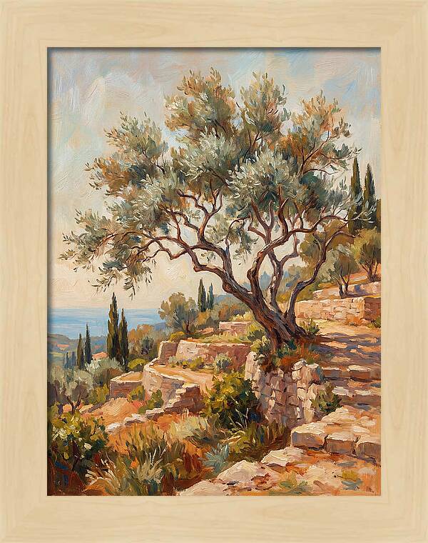 Willow Tree In The Mediterranean
