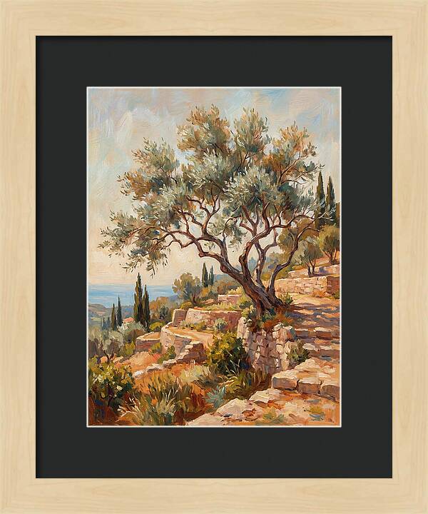Willow Tree In The Mediterranean