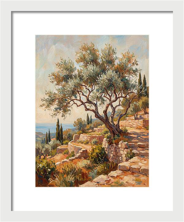 Willow Tree In The Mediterranean
