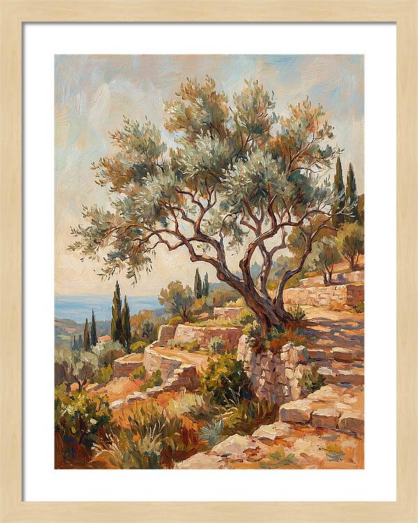 Willow Tree In The Mediterranean