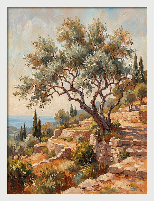 Willow Tree In The Mediterranean