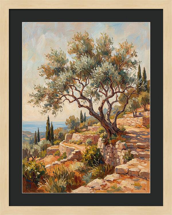 Willow Tree In The Mediterranean