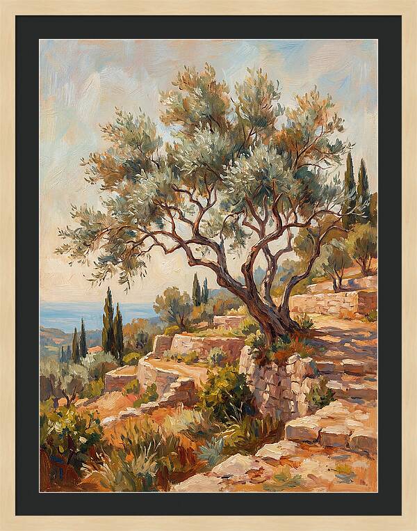 Willow Tree In The Mediterranean