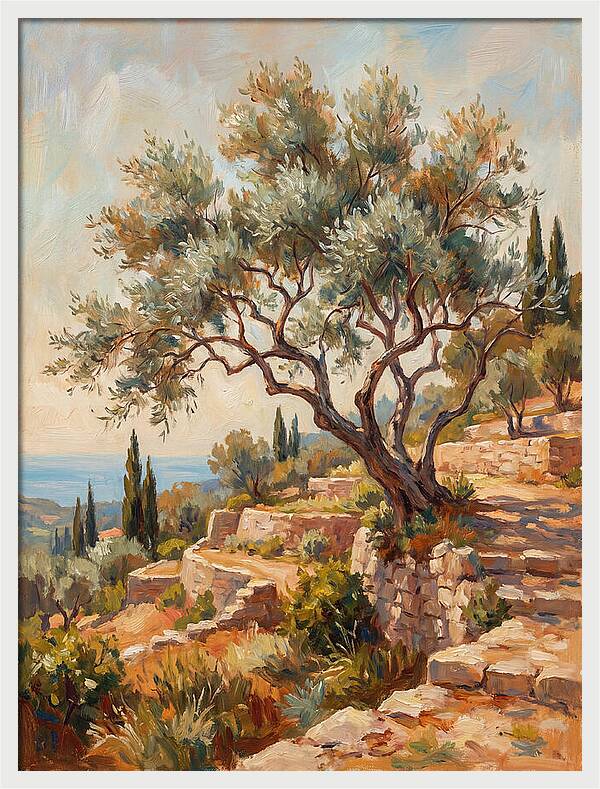 Willow Tree In The Mediterranean
