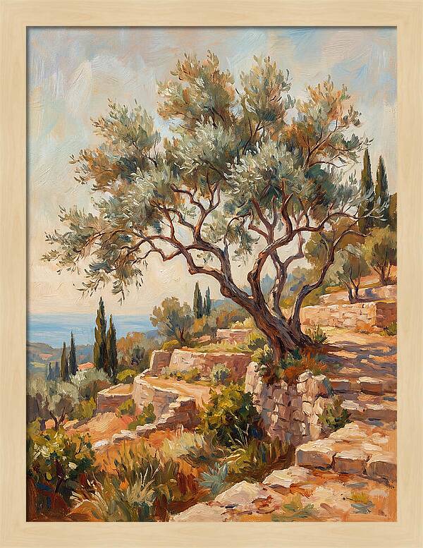 Willow Tree In The Mediterranean