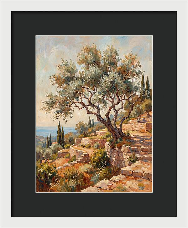 Willow Tree In The Mediterranean