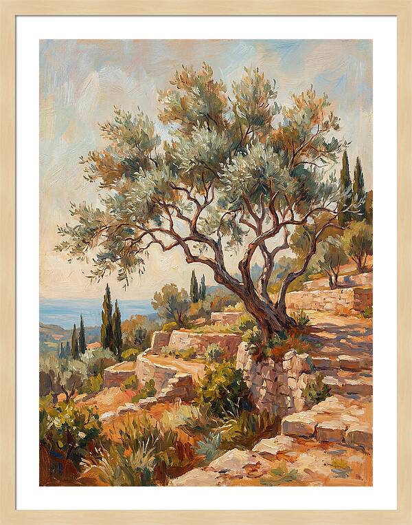 Willow Tree In The Mediterranean